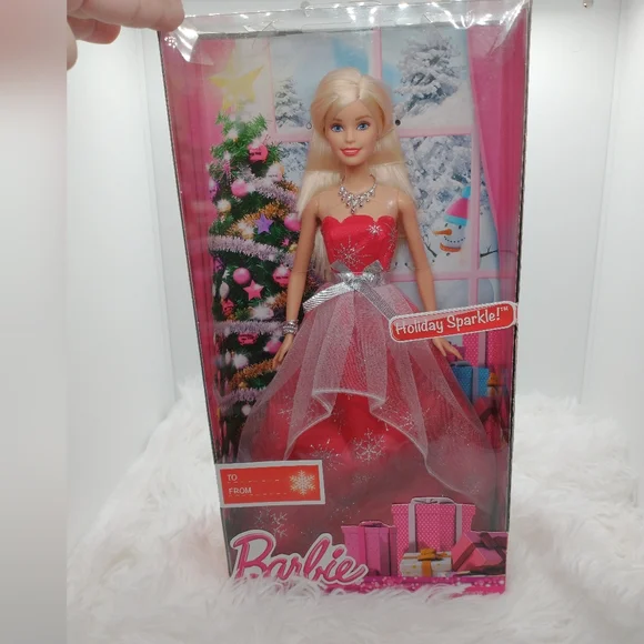 Barbie Toys Barbie Holiday Sparkle 24 Nib Christmas